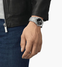 Load image into Gallery viewer, Tissot PRX Quartz Black Dial Silver Steel Strap Watch For Men - T137.410.11.051.00