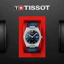 Load image into Gallery viewer, Tissot PRX Blue Dial Blue Leather Strap Watch for Men - T137.410.16.041.00