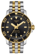 Load image into Gallery viewer, Tissot Seastar 1000 Powermatic 80 Black Dial Two Tone Steel Strap Watch For Men - T120.407.22.051.00