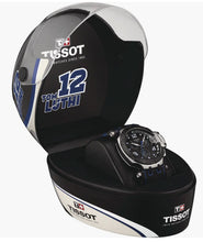 Load image into Gallery viewer, Tissot T Race Chronograph Blue Dial Blue Silicone Strap Watch For Men - T115.417.37.041.00
