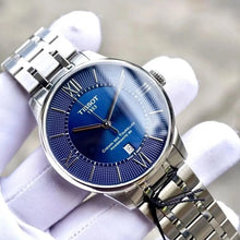 Load image into Gallery viewer, Tissot Chemin Des Tourelles Powermatic 80 Blue Dial Silver Steel Strap Watch for Men - T099.407.11.048.00