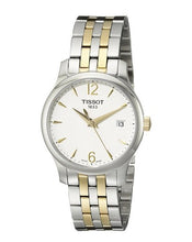 Load image into Gallery viewer, Tissot T Classic Tradition White Dial Two Tone Mesh Bracelet Watch for Women - T063.210.22.037.00