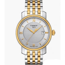 Load image into Gallery viewer, Tissot T Classic Bridgeport Quartz Silver Dial Two Tone Mesh Bracelet Watch For Men - T097.410.22.036.00