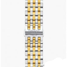 Load image into Gallery viewer, Tissot T Classic Bridgeport Quartz Silver Dial Two Tone Mesh Bracelet Watch For Men - T097.410.22.036.00