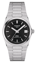 Load image into Gallery viewer, Tissot PRX Powermatic 80 Black Dial Silver Steel Strap Watch for Men - T137.207.11.051.00