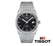 Load image into Gallery viewer, Tissot PRX Powermatic 80 Black Dial Silver Steel Strap Watch for Men - T137.407.11.051.00