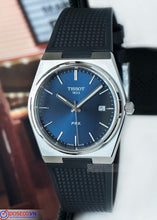 Load image into Gallery viewer, Tissot PRX Blue Dial Black Rubber Strap Watch For Men - T137.410.17.041.00