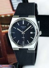 Load image into Gallery viewer, Tissot PRX Black Dial Black Rubber Strap Watch For Men - T137.410.17.051.00