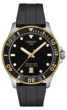 Load image into Gallery viewer, Tissot Seastar 1000 Black Dial Black Rubber Strap Watch For Men - T120.410.27.051.00