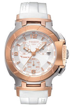 Load image into Gallery viewer, Tissot T Race Chronograph White Dial White Rubber Strap Watch for Women - T048.217.27.017.00