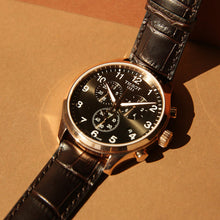 Load image into Gallery viewer, Tissot T Sport Chrono XL Classic Brown Dial Brown Leather Strap Watch For Men - T116.617.36.057.01