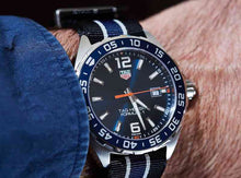 Load image into Gallery viewer, Tag Heuer Formula 1 Quartz Blue Dial Two Tone NATO Strap Watch for Men - WAZ1010.FC8197