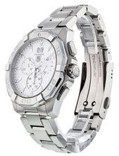 Load image into Gallery viewer, Tag Heuer Aquaracer White Dial Silver Steel Strap Watch for Men - CAY1111.BA0927