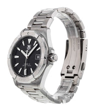 Load image into Gallery viewer, Tag Heuer Aquaracer Automatic Black Dial Silver Steel Strap Watch for Men - WAY2110.BA0928