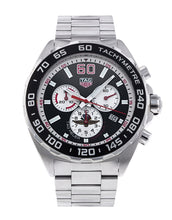 Load image into Gallery viewer, Tag Heuer Formula 1 Indy 500 Special Edition Black Dial Silver Steel Strap Watch for Men - CAZ101V.BA0842