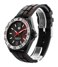 Load image into Gallery viewer, Tag Heuer Formula 1 Senna Special Edition Black Dial Two Tone Rubber Strap Watch for Men - WAZ1014.FT8027