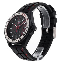 Load image into Gallery viewer, Tag Heuer Formula 1 Senna Special Edition Black Dial Two Tone Rubber Strap Watch for Men - WAZ1014.FT8027