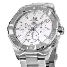 Load image into Gallery viewer, Tag Heuer Aquaracer White Dial Silver Steel Strap Watch for Men - CAY1111.BA0927