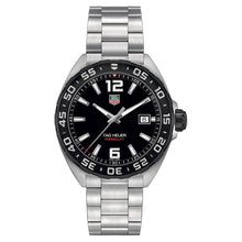 Load image into Gallery viewer, Tag Heuer Formula 1 Quartz Black Dial Silver Steel Strap Watch for Men - WAZ1110.BA0875