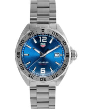 Load image into Gallery viewer, Tag Heuer Formula 1 Blue Dial Silver Steel Strap Watch for Men - WAZ1118.BA0875