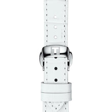 Load image into Gallery viewer, Tissot T-Classic Powermatic 80 Mother of Pearl Silver Dial White Leather Strap Watch For Women - T108.208.26.117.00