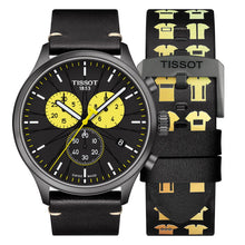 Load image into Gallery viewer, Tissot Chrono XL Tour De France Special Edition Black Dial Black Leather Strap Watch for Men - T116.617.36.051.11