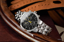 Load image into Gallery viewer, Tissot PRC 200 Chronograph Black Dial Silver Steel Strap Watch For Men - T114.417.11.057.00