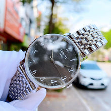Load image into Gallery viewer, Tissot T Classic Everytime Quartz Black Dial Silver Steel Strap Watch for Men - T109.410.11.072.00