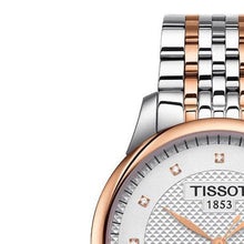 Load image into Gallery viewer, Tissot Le Locle Powermatic 80 Diamonds Silver Dial Two Tone Steel Strap Watch For Men - T006.407.22.036.01