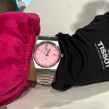Load image into Gallery viewer, Tissot PRX Quartz Pink Dial Silver Steel Strap Watch for Women - T137.210.11.331.00