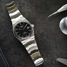 Load image into Gallery viewer, Tissot PRX Powermatic 80 Black Dial Silver Steel Strap Watch for Men - T137.407.11.051.00