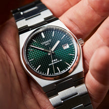 Load image into Gallery viewer, Tissot PRX Powermatic 80 Green Dial Silver Steel Strap Watch For Men - T137.407.11.091.00