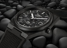 Load image into Gallery viewer, Tissot PRX Powermatic 80 Carbon Black Dial Black Rubber Strap Watch for Men - T137.907.97.201.00