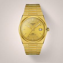 Load image into Gallery viewer, Tissot PRX Powermatic 80 Gold Dial Gold Steel Strap Watch for Men - T137.407.33.021.00