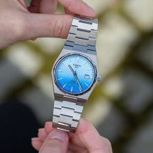 Load image into Gallery viewer, Tissot PRX Powermatic 80 Gradient Blue Dial Silver Steel Strap Watch for Men - T137.407.11.351.01