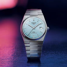 Load image into Gallery viewer, Tissot PRX Powermatic 80 Ice Blue Tiffany Dial Silver Steel Strap Watch for Men - T137.407.11.351.00