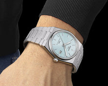 Load image into Gallery viewer, Tissot PRX Powermatic 80 Ice Blue Tiffany Dial Silver Steel Strap Watch for Men - T137.407.11.351.00