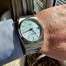 Load image into Gallery viewer, Tissot PRX Powermatic 80 Ice Blue Tiffany Dial Silver Steel Strap Watch for Men - T137.407.11.351.00