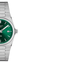 Load image into Gallery viewer, Tissot PRX Quartz Green Dial Steel Silver Steel Strap Watch for Men - T137.410.11.081.00