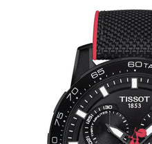 Load image into Gallery viewer, Tissot Supersport Chrono Giro D'Italia Black Dial Black Nylon Strap Watch for Men - T125.617.37.051.00