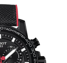 Load image into Gallery viewer, Tissot Supersport Chrono Giro D'Italia Black Dial Black Nylon Strap Watch for Men - T125.617.37.051.00