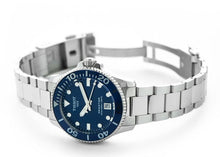 Load image into Gallery viewer, Tissot Seastar 1000 Lady Blue Dial Silver Steel Strap Watch For Women - T120.210.11.041.00
