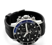Load image into Gallery viewer, Tissot Seastar 1000 Chronograph Black Dial Black Rubber Strap Watch For Men - T120.417.17.051.02