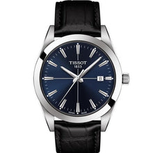 Load image into Gallery viewer, Tissot Gentlemen Blue Dial Black Leather Strap Watch for Men - T127.410.16.041.01
