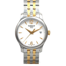 Load image into Gallery viewer, Tissot T Classic Tradition White Dial Two Tone Mesh Bracelet Watch for Women - T063.210.22.037.00