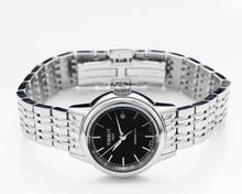Load image into Gallery viewer, Tissot Carson Automatic Black Dial Silver Steel Strap Watch For Women - T085.207.11.051.00