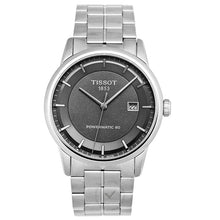 Load image into Gallery viewer, Tissot Luxury Powermatic 80 Grey Dial Silver Steel Strap Watch for Men - T086.407.11.061.00
