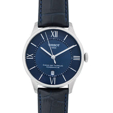 Load image into Gallery viewer, Tissot Chemin Des Tourelles Powermatic 80 Blue Dial Blue Leather Strap Watch for Men - T099.407.16.048.00