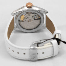 Load image into Gallery viewer, Tissot T-Classic Powermatic 80 Mother of Pearl Silver Dial White Leather Strap Watch For Women - T108.208.26.117.00
