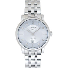 Load image into Gallery viewer, Tissot Carson Premium Automatic Lady Diamonds Silver Dial Silver Steel Strap Watch for Women - T122.207.11.036.00